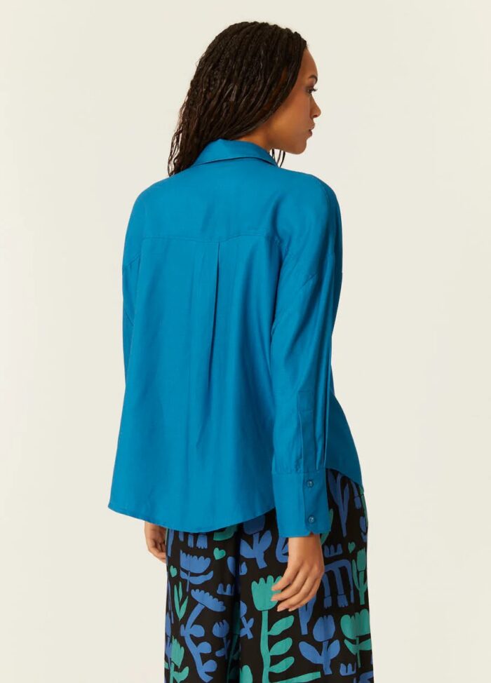 Camisa Over Azul - Imagen 3