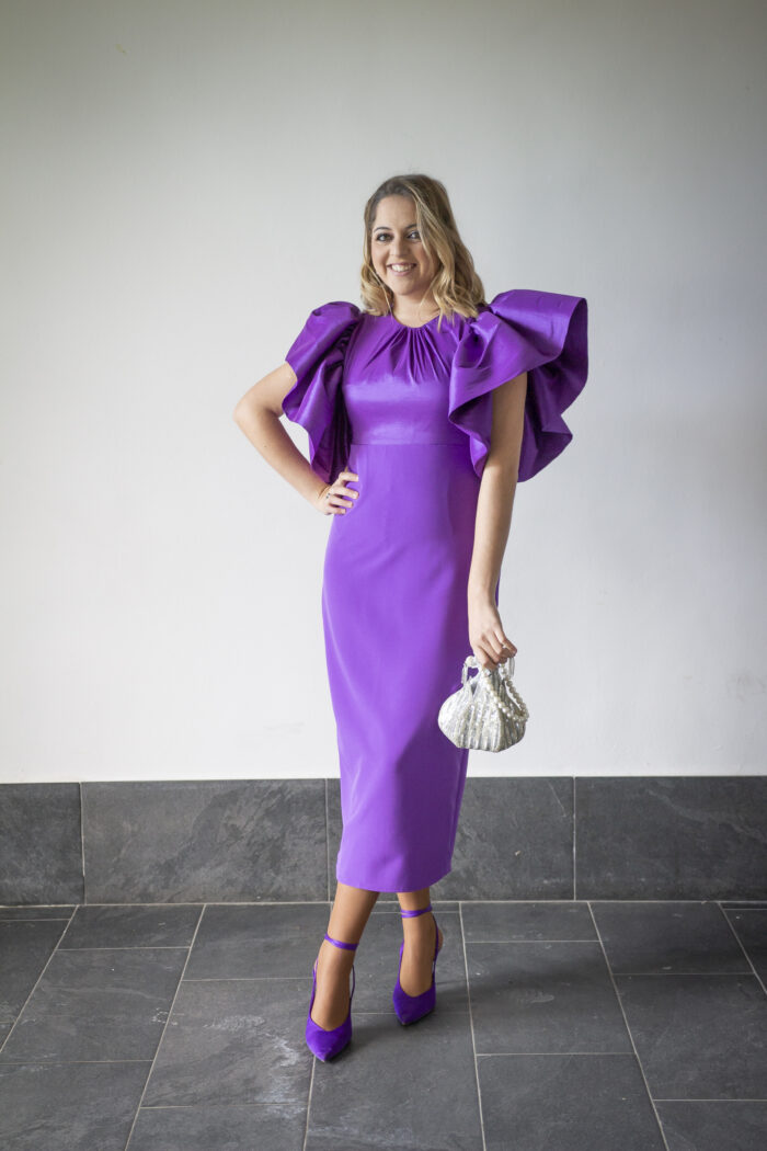 Vestido Raquel Morado - Imagen 2