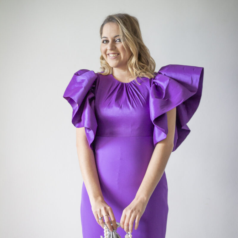 Vestido Raquel Morado