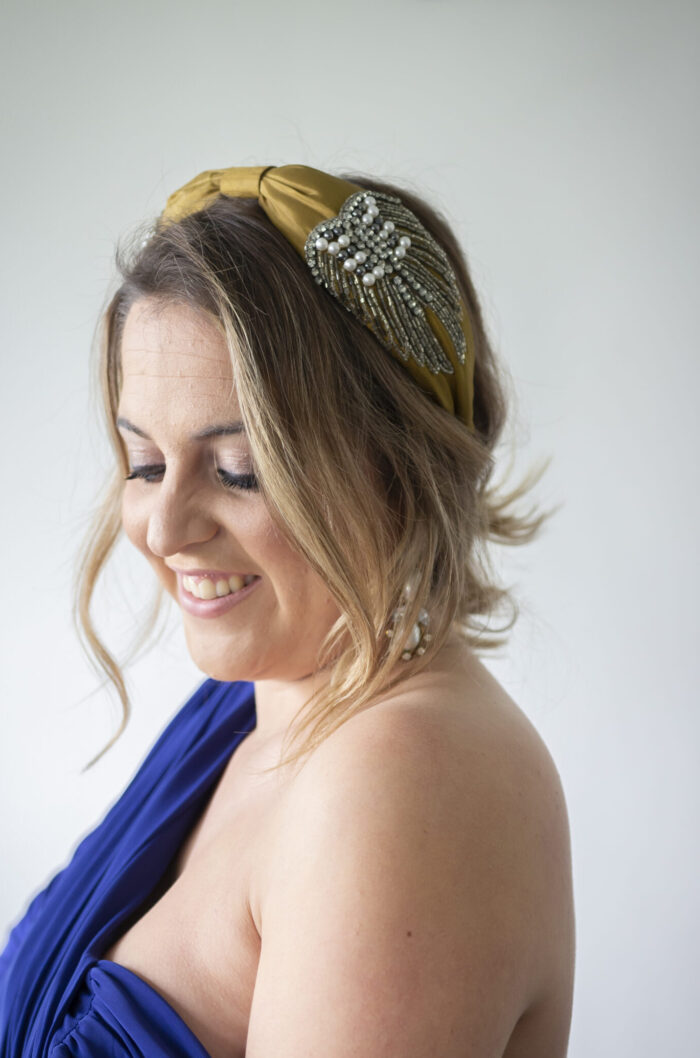 Diadema Aura Mostaza