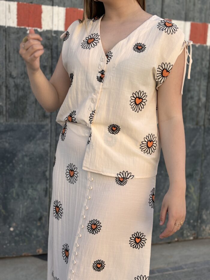 Camisa Margaritas - Imagen 4