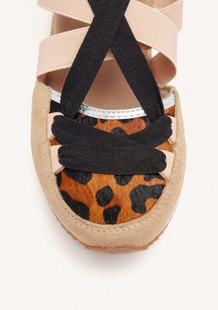 Zapatillas Abiertas Piel Leopardo - Imagen 3